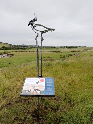 Warton Bird Design Metal Sign