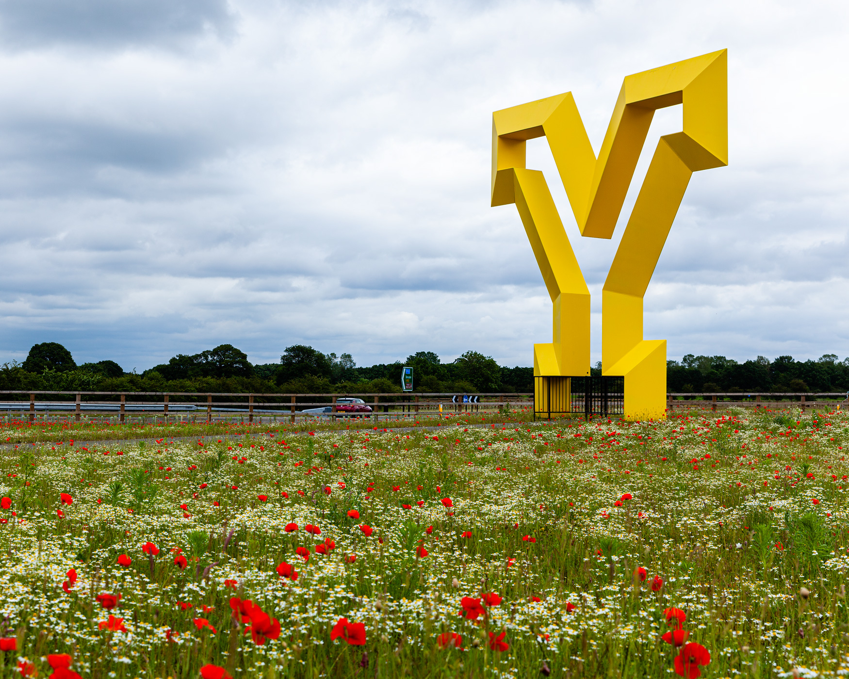 The Great Yorkshire Way Y Sculpture