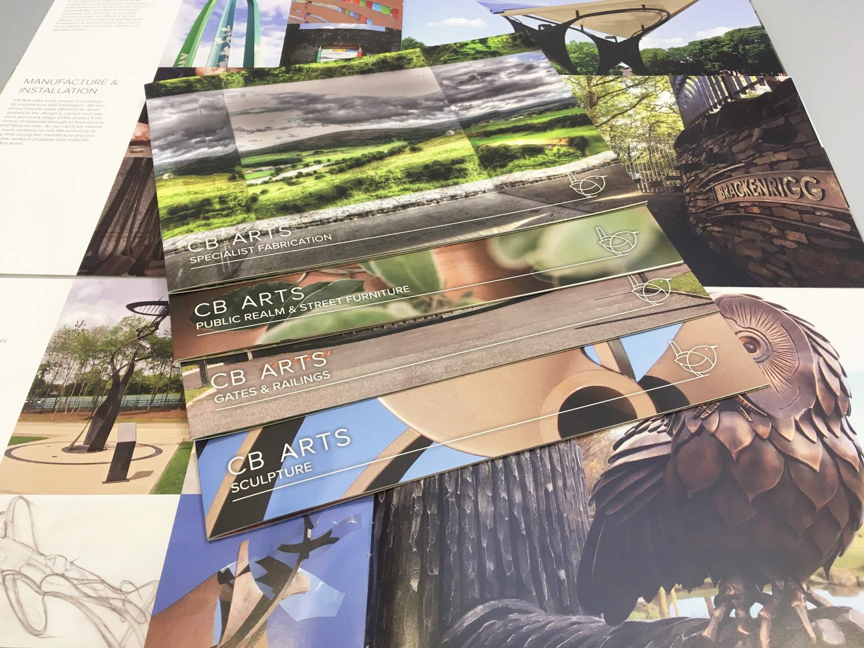 New brochures and website showcase our portfolio of Architectural and Sculptural Metalwork.